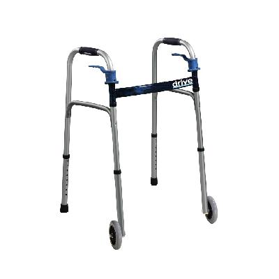 ANDADOR CORRALITO CON RUEDAS DRIVE REFORZADO PLEGABLE